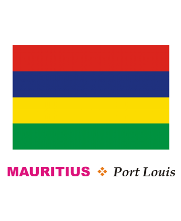 Mauritius Flag Coloring Pages