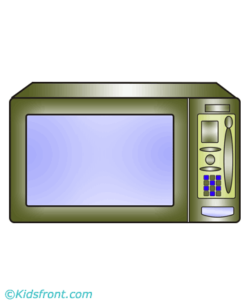 Microwave Coloring Pages