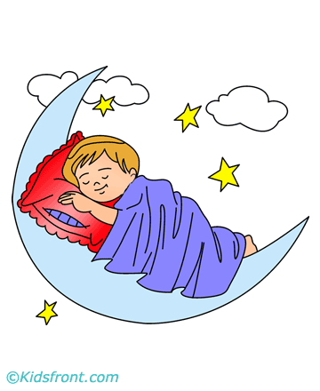 Baby Moon Rider Coloring Pages