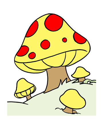 Mushroom1 Coloring Pages