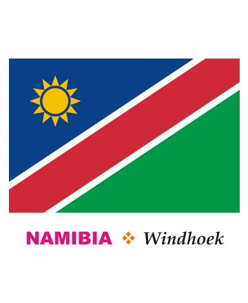 Namibia Flag Coloring Pages