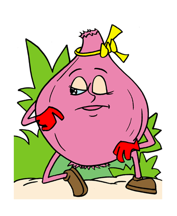 Onion2 Coloring Pages