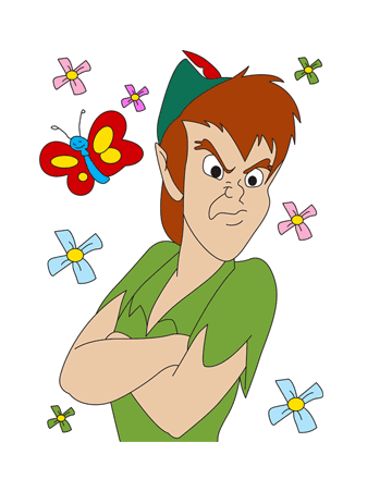 Peter Pan Coloring Page 1 Coloring Pages