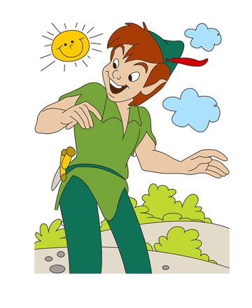 Peter Pan Coloring Page 4 Coloring Pages