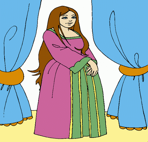 Princess In Room Coloring Pages
