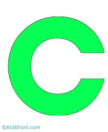 C-lowercase Alphabet Coloring Pages