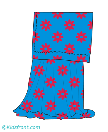 Saree Coloring Pages