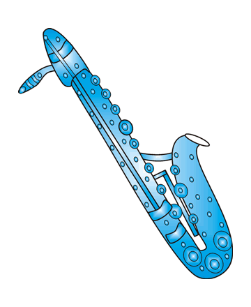 Saxophone Instruments Coloring Pages