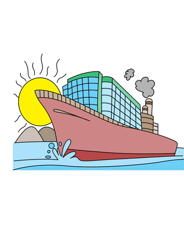 Cruise Ship Coloring Pages