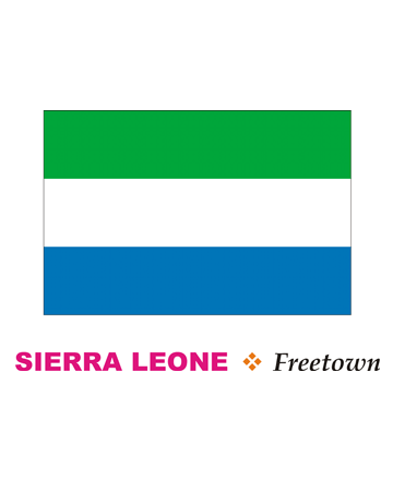 Sierra Leone Flag Coloring Pages