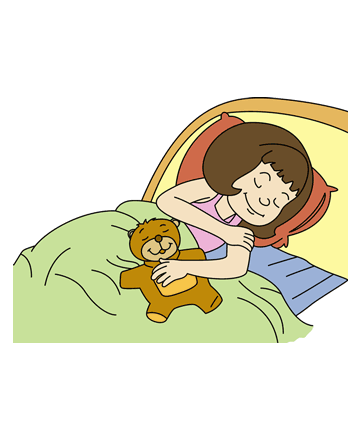 Sleeping Coloring Pages