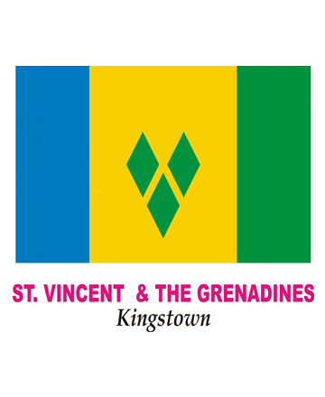 St Vincent And The Grenadines Flag Coloring Pages