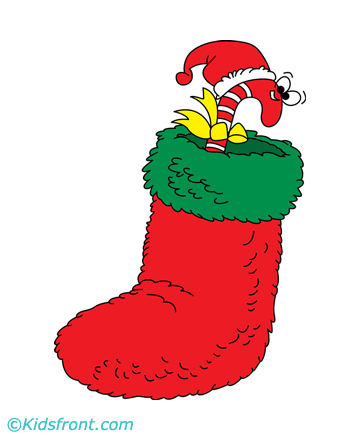 Perfect Stocking Coloring Pages