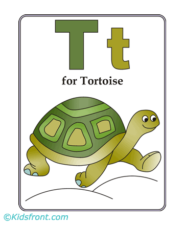 T-preschool Alphabet Coloring Pages