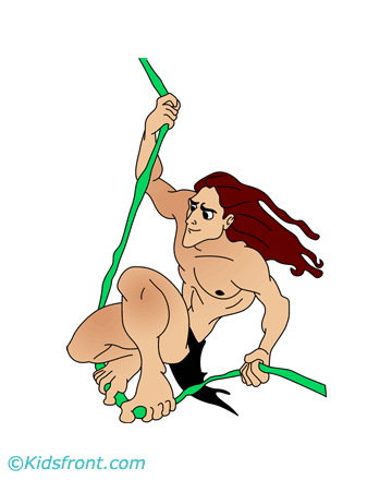 Tarzan-apes Superhero Coloring Pages