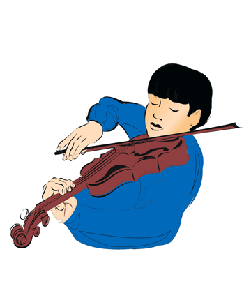 Violinist Coloring Pages