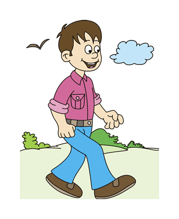 Walking Coloring Pages