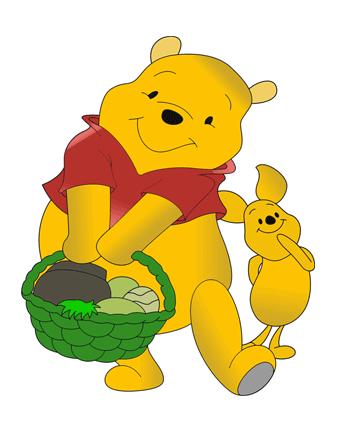 Winnie The Pooh With Child Coloring Pages