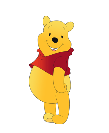 Adorable Winnie The Pooh Coloring Pages