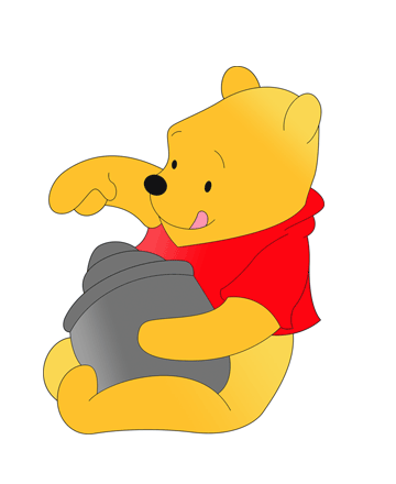Winnie The Pooh Cartoon Series  Coloring Pages