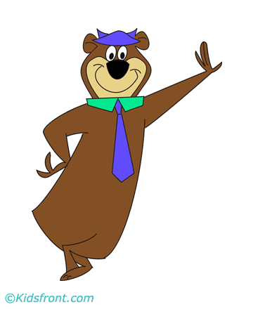 Yogi Bear Characters Coloring Pages