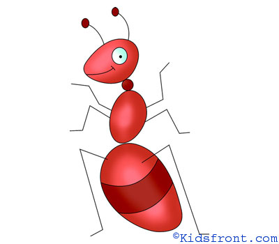 how to draw garden ant how to draw for kids how to draw step by step garden ant