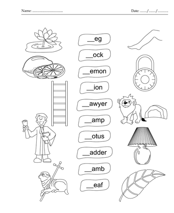 L Coloring Worksheet Fill In The Blank Letter L Printable Coloring Worksheet