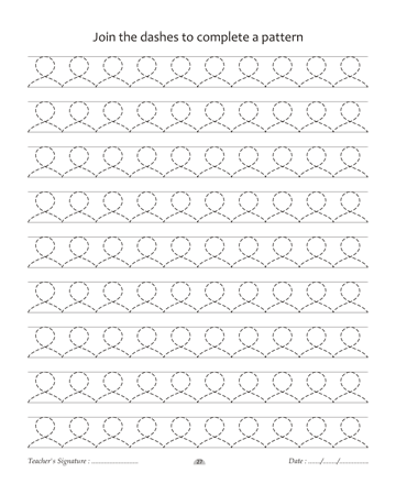 Pattern Writing 27 Sheet
