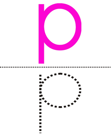 Small Alphabet P Sheet