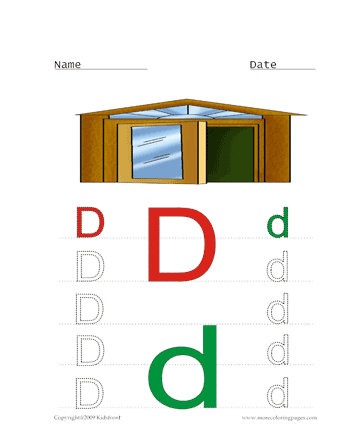 Alpha Picture Worksheet 4 Sheet