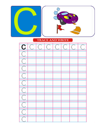 Capital Letter C Sheet