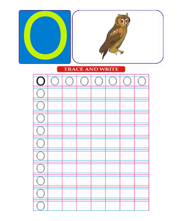 Capital Letter O Sheet