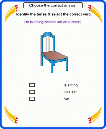 Correct Verb 12 Sheet