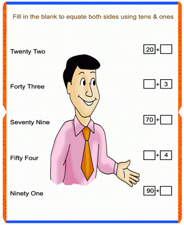 Fill In The Box 3 Sheet