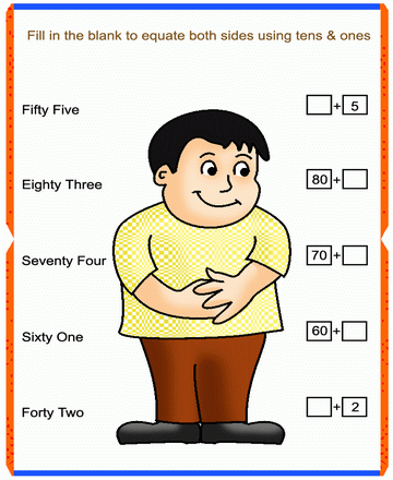 Fill In The Box 4 Sheet