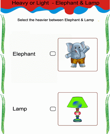 Select Heavier Option 3 Sheet