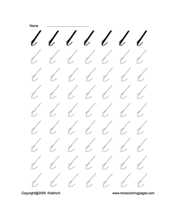 Letter L Worksheet Sheet