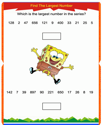 Largest Number 38 Sheet