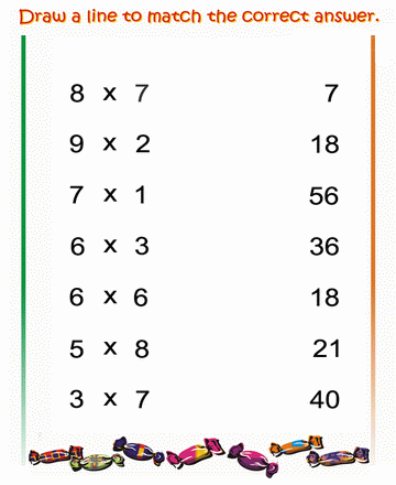 Matching Number 10 Sheet