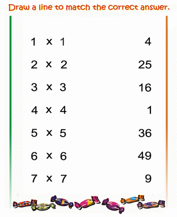 Matching Number 2 Sheet