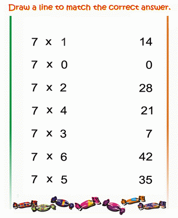 Matching Number 22 Sheet