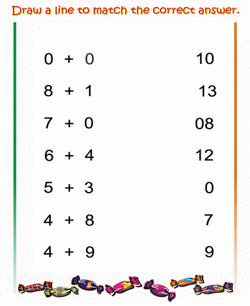 Matching Number 29 Sheet