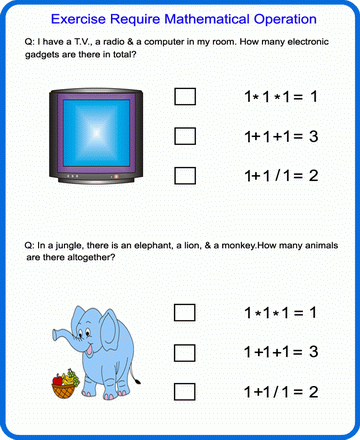 Mathematical Operation 10 Sheet