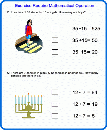 Mathematical Operation 13 Sheet