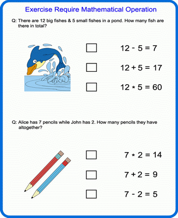 Mathematical Operation 15 Sheet