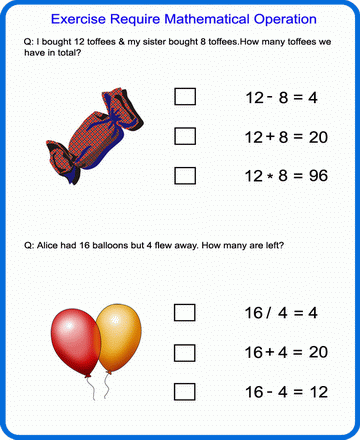 Mathematical Operation 22 Sheet