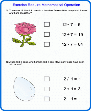 Mathematical Operation 27 Sheet