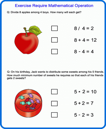 Mathematical Operation 3 Sheet