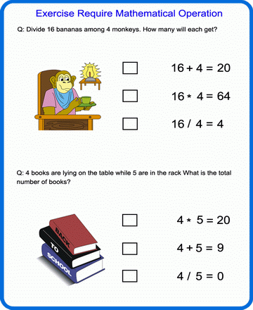 Mathematical Operation 41 Sheet