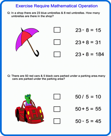 Mathematical Operation 49 Sheet